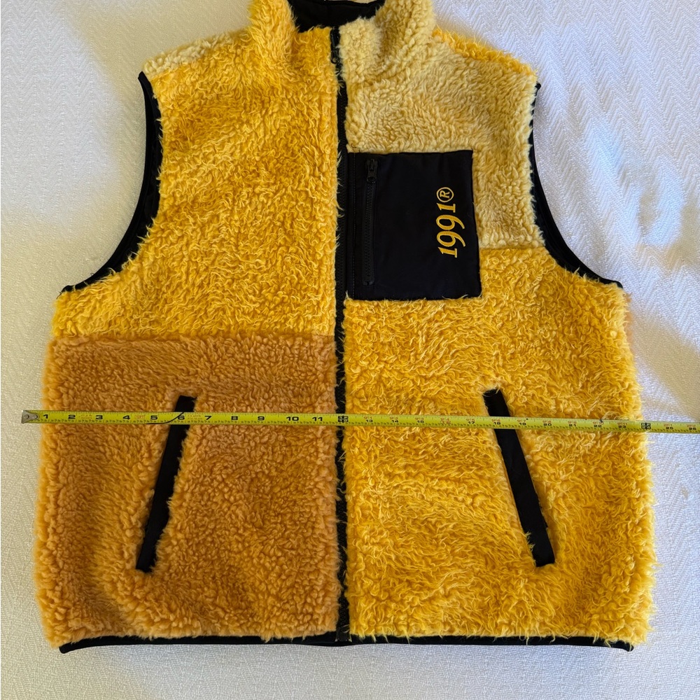 Midnight Organic Reversible Sherpa Vest